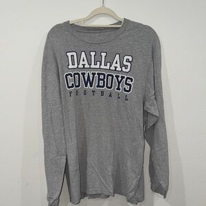 Dallas Cowboys Gray Long Sleeve Tee